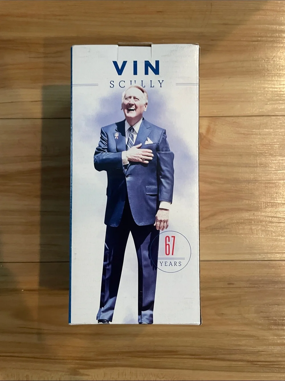 Vin Scully Navy Blue Bobblehead - Official Team Collectible (Pristine condition)